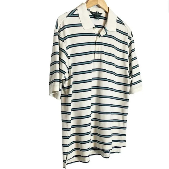 Brooks Brothers | Golf Polo Shirt Striped Mercerized Pima Cotton - Picture 2 of 7